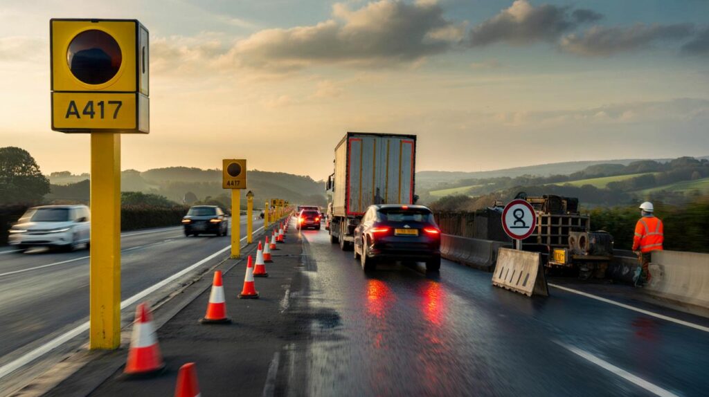 13,000 drivers stung with £100 at A417 works: did you miss the 40mph change and could you be next?