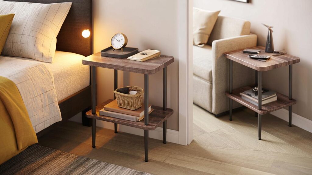 £17 at B&Q: can this 40cm two-tier table save your small bedroom? 3 ways real parents use it today