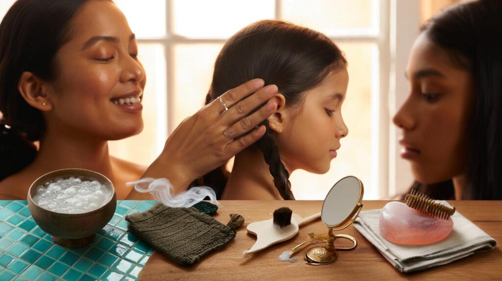 5 gestes beauté transmis de mère en fille à travers le monde