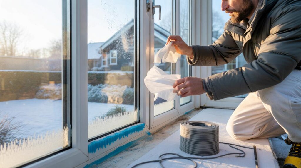 A builder explains how to seal conservatory windows and stop heat loss this winter