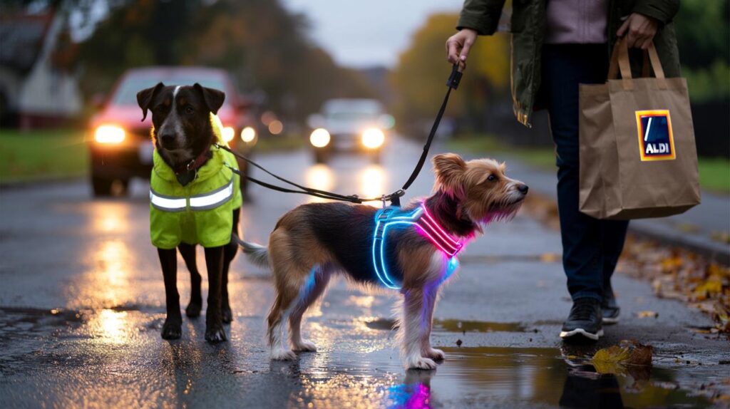 Aldi LED dog wear lands 23 October: will you spend £4.99–£6.99 to keep your pet seen in traffic?