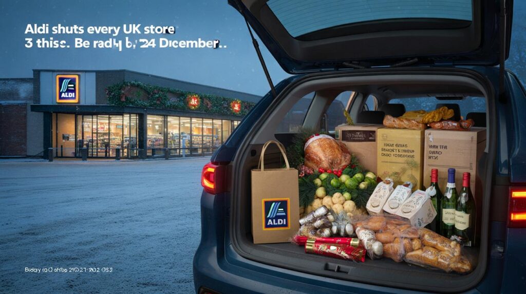 Aldi shuts every UK store for 3 days this Christmas: will your shop be ready by 24 December?
