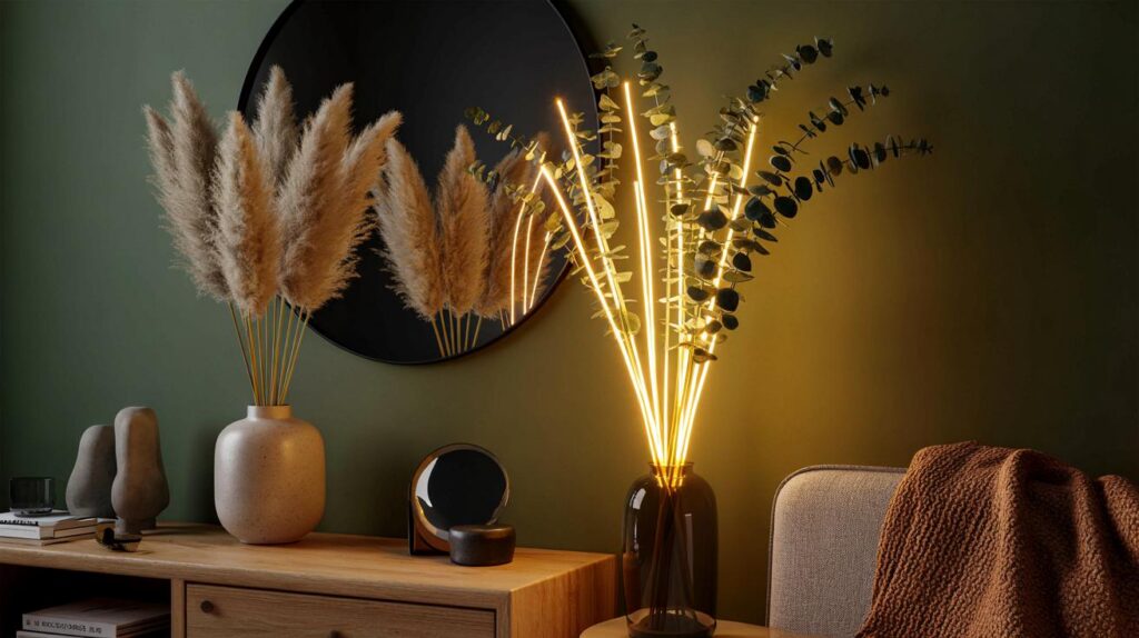 Aldi’s £8.99 LED stems land on 16 October: will 97cm pampas and eucalyptus glow change your nights?