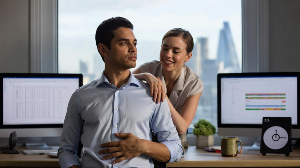 An employee shares how mindfulness helped him improve work relationships and cut stress