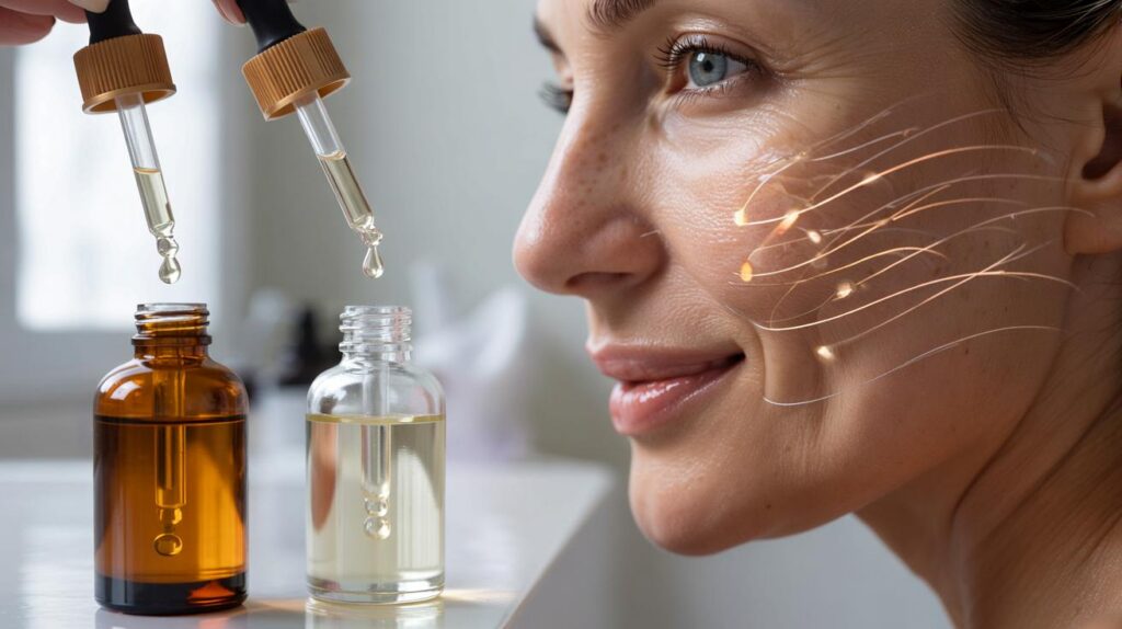 Anti-aging secrets using affordable dupes for luxury serums that target fine lines and boost collagen