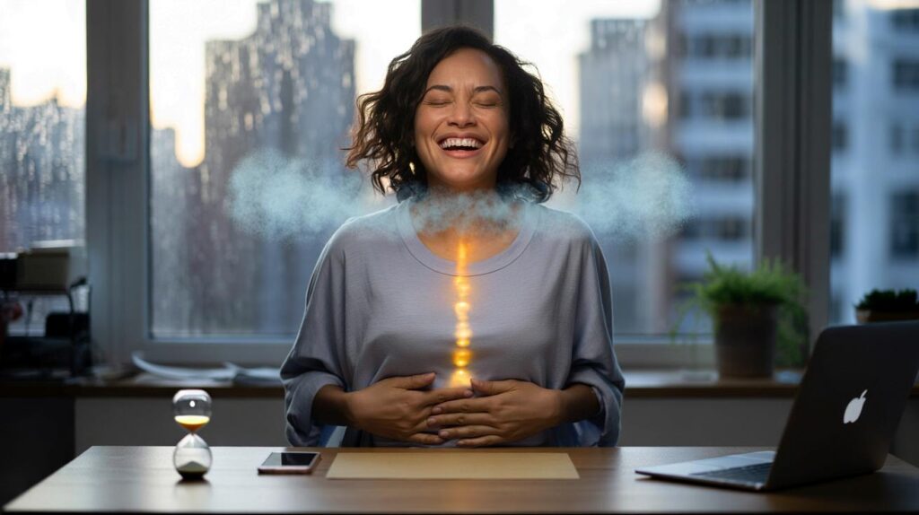 Anxious right now? this 60‑second laughter reflex calms 8 in 10 people by shifting 2 key hormones