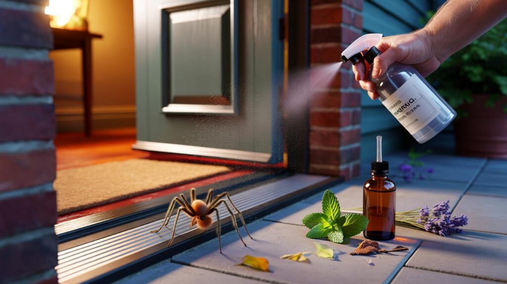 Are spiders invading your home this week? spray vinegar in 1 spot: 50:50 mix, 15–20 drops, proof?