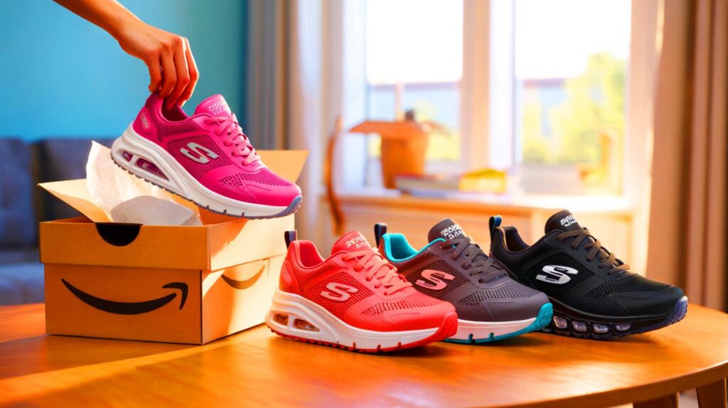 Are you missing Amazon’s Skechers shock: four light trainers now €33.64–€38.95 and sizes 36–43?