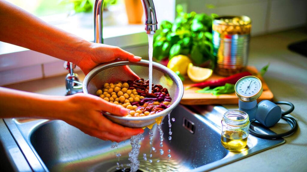 Are you rinsing tinned beans and chickpeas: cut salt by 40%, dodge bloat and help blood pressure