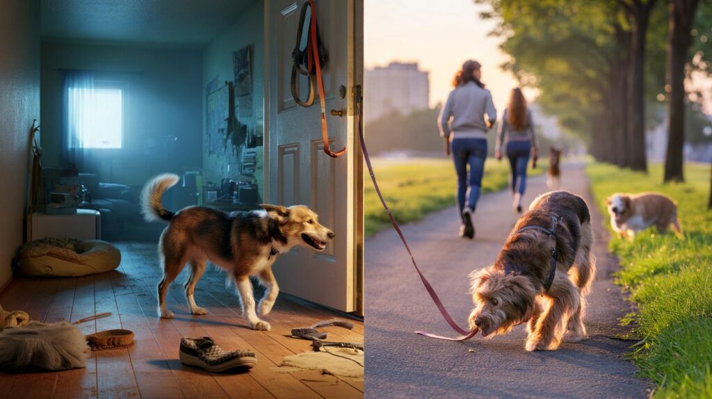 Are you under-walking your dog: experts say 3 to 4 walks and 30 minutes daily could prevent chaos