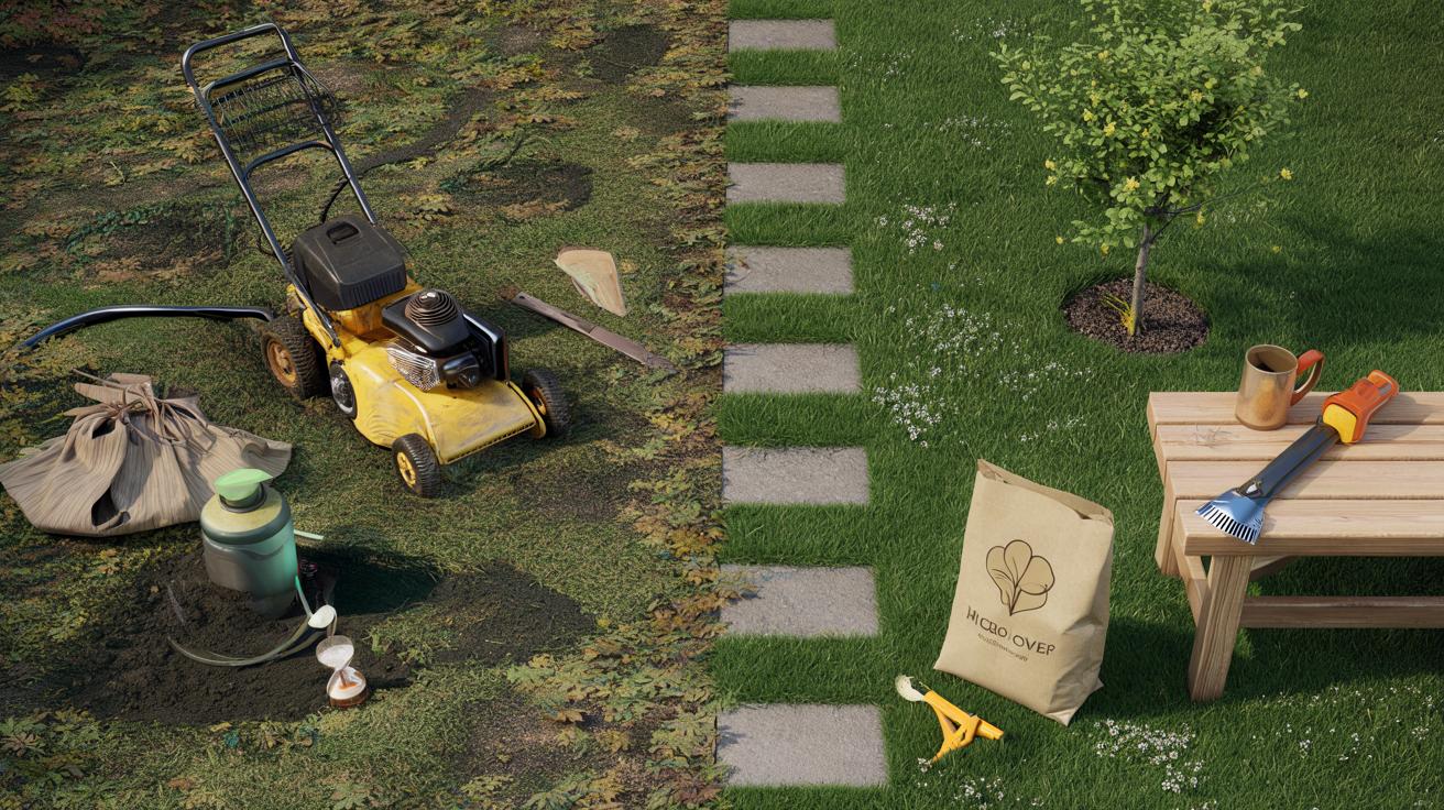 Autumn lawn misery costing you 52 hours a year? the £1.30/m² clover fix