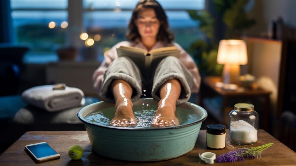 Bain de pieds au sel : bénéfices insoupçonnés pour les femmes