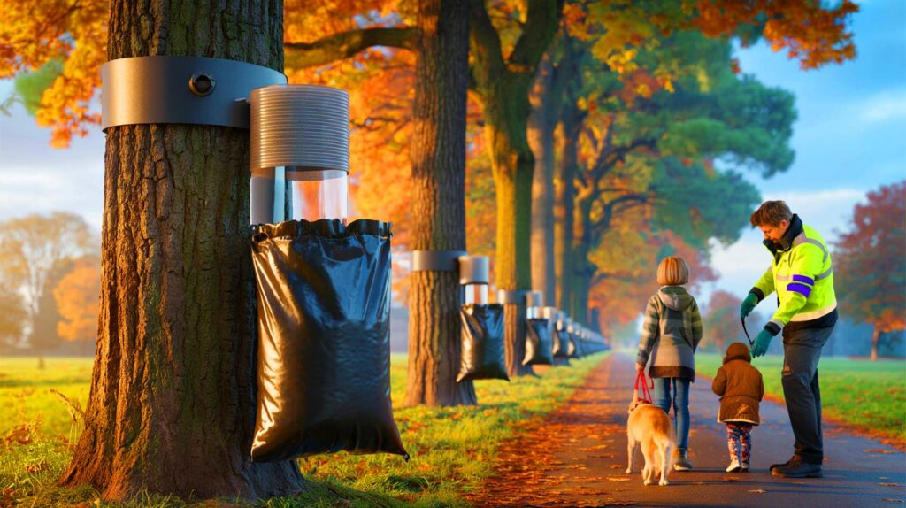 Black bags on trees near you: should you leave now if you spot 1, 3 or 10 of them this autumn?