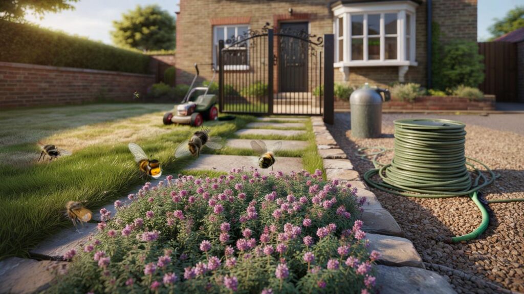 Britons swap thirsty lawns for creeping thyme: can you save 12,000 litres and 20 hours this summer?