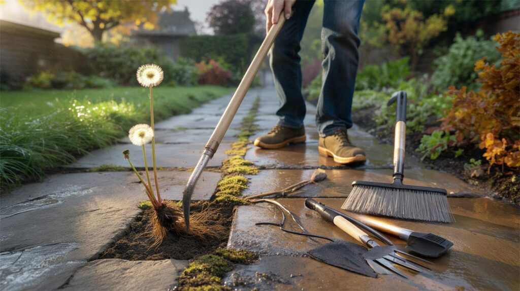 Brits are ditching back-breaking weeding: can £29 tools and 15 minutes keep paths spotless?