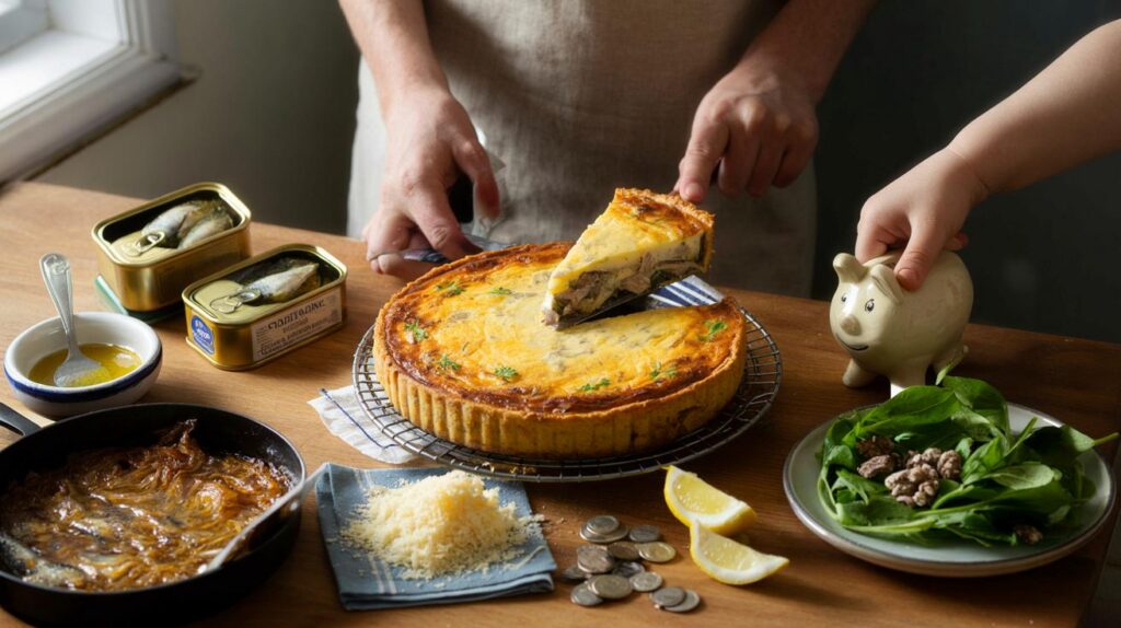 Brits are saving £6 per meal with a 35-minute sardine and onion quiche: will your family try it?