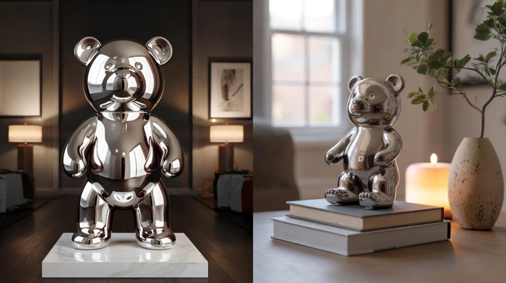 Brits are snapping up a £3 B&M chrome bear: would you swap a £7,260 designer icon for bargain dupe?