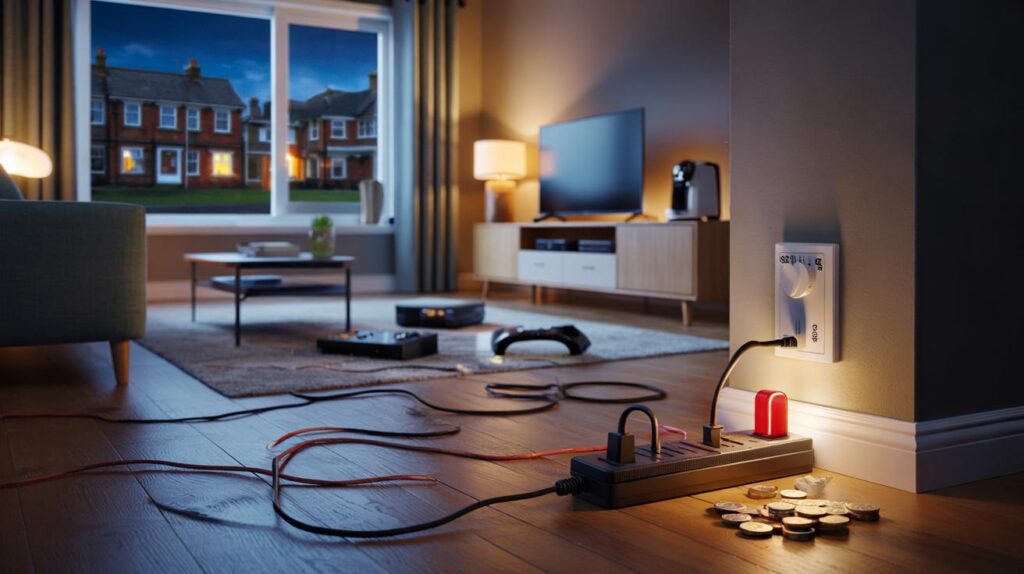 Brits, are you losing £216 a year to standby power: can a £15 timer and one switch cut 15%?