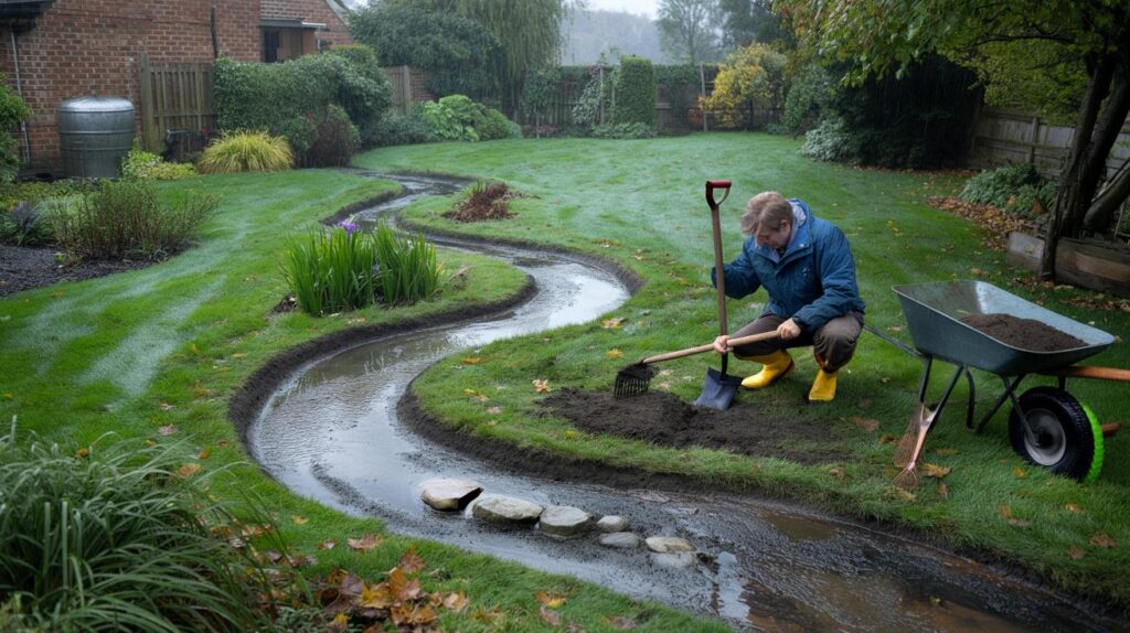 Brits, are you risking a boggy lawn this November? the £0 trick with 30 cm dips that saves gardens