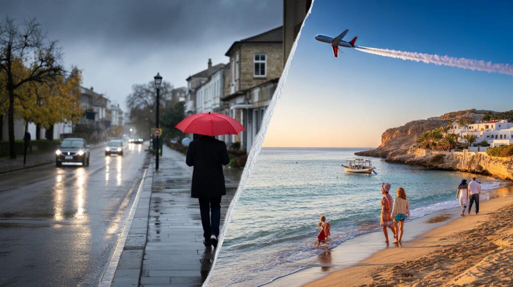 Brits chase 28c in October: five-hour flights, 24c seas—will you swap rain for Cyprus this week?