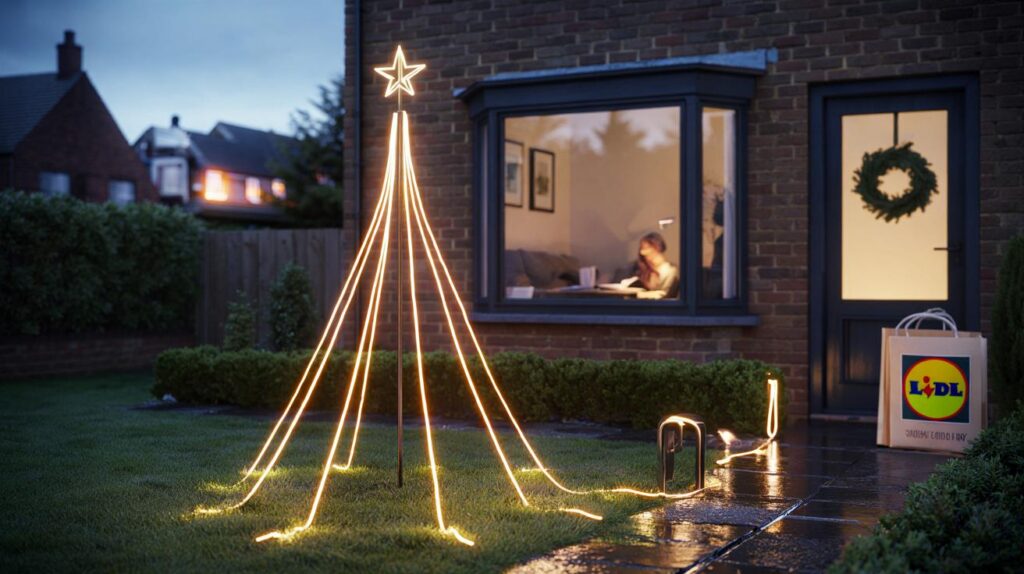 Brits ditch the Christmas tree for Lidl’s €12.99 LED 'tree' : will you save 25 mins a night?