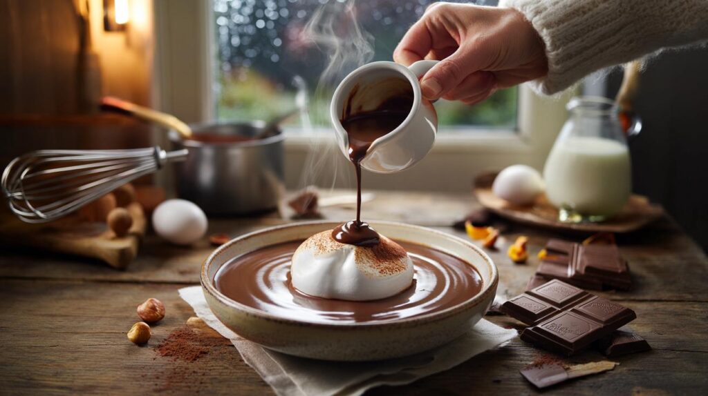 Brits face nights and tight budgets: will Alain Ducasse’s 70% chocolate île flottante tempt you?