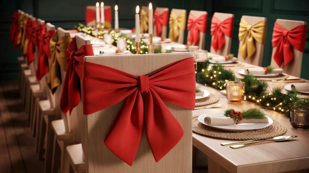 Brits on a budget swear by Action’s €3.99 chair bow: will 50 x 38 cm in red or gold impress guests?