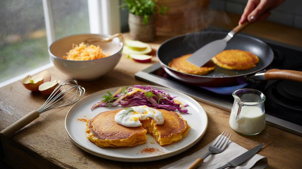 Brits swap takeaways for 12-minute sweet potato pancakes: could this £3 dinner save your week?