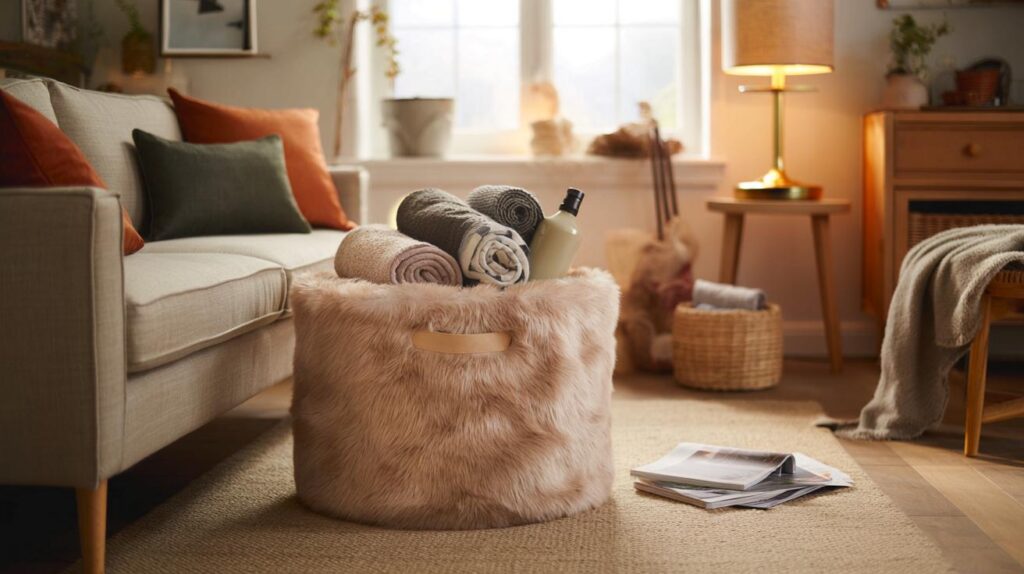 Brits swapping clutter for calm with Primark’s £15 faux-fur basket: could 64 litres tidy your life?