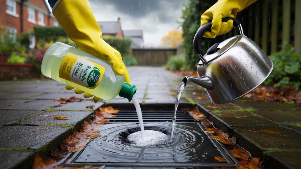 Brits told to pour washing-up liquid down drains: will a £1 bottle stop 15-min floods this autumn