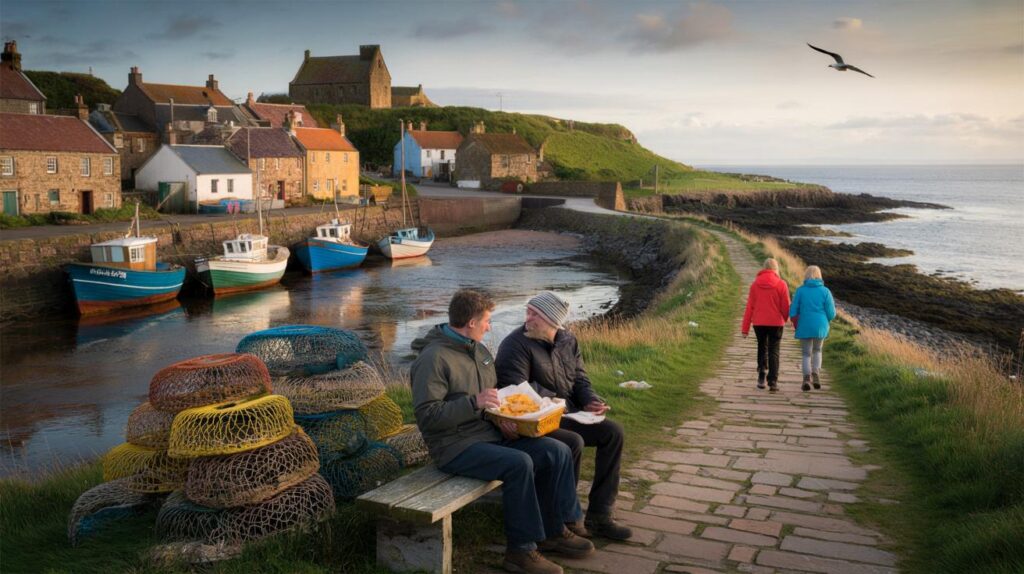 Brits, would you swap your city for Crail: 1,000 years of history, 117-mile path and cheap chips?