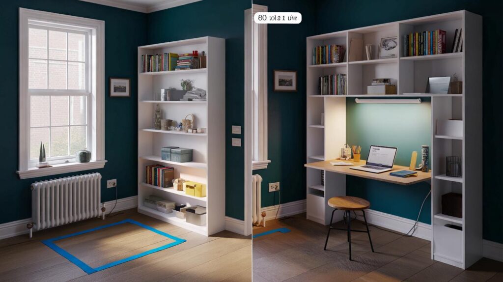 Brits, your desk steals 2 m² as IKEA Billy hides a 112 cm pull-out table – will it change your home?