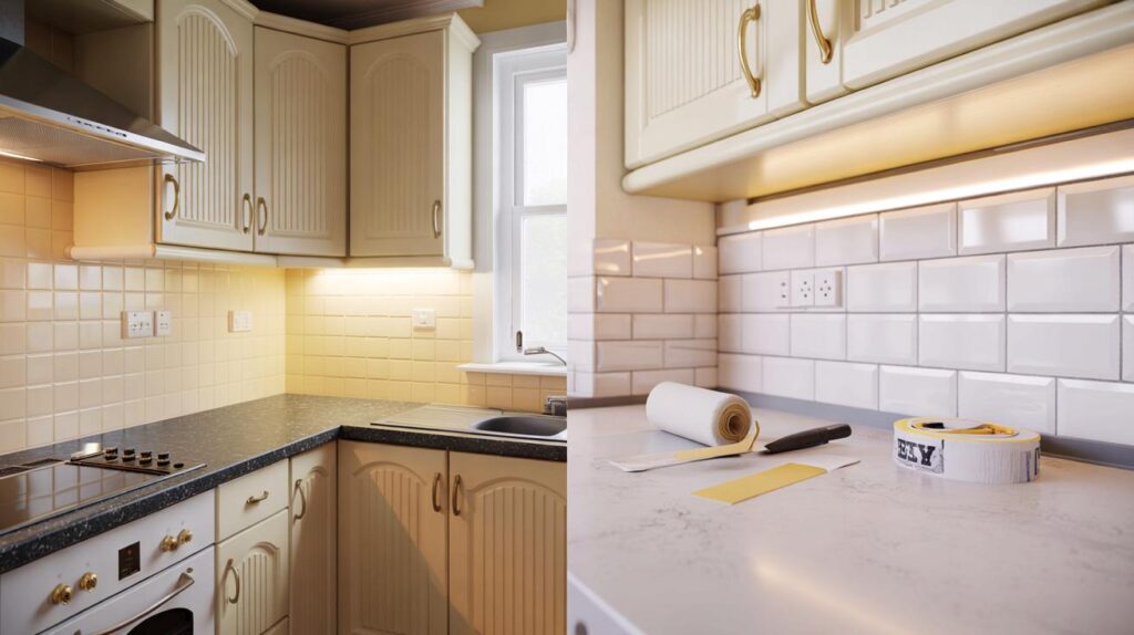 Budget Home Makeover: This Woman Transformed Her Dated Kitchen for Under £300 Using B&Q and Amazon Finds