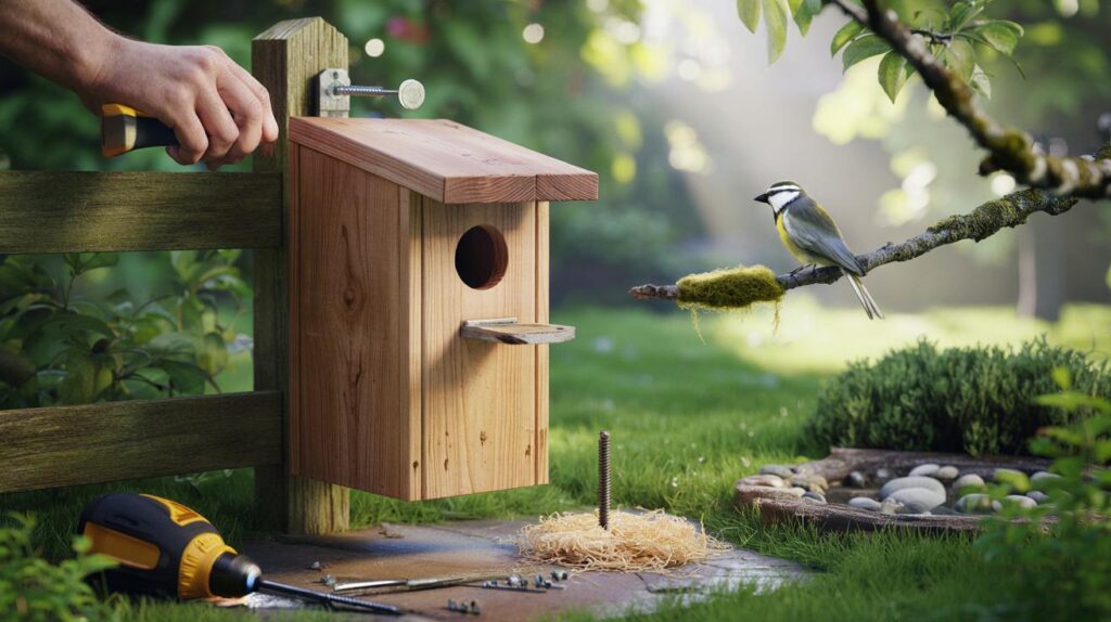 Build a birdhouse and make your garden wildlife-friendly: an easy DIY project