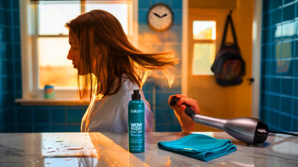 Busy parents, got 5 spare minutes? Color Wow spray cut my dry time by 32% and now £15 on Amazon