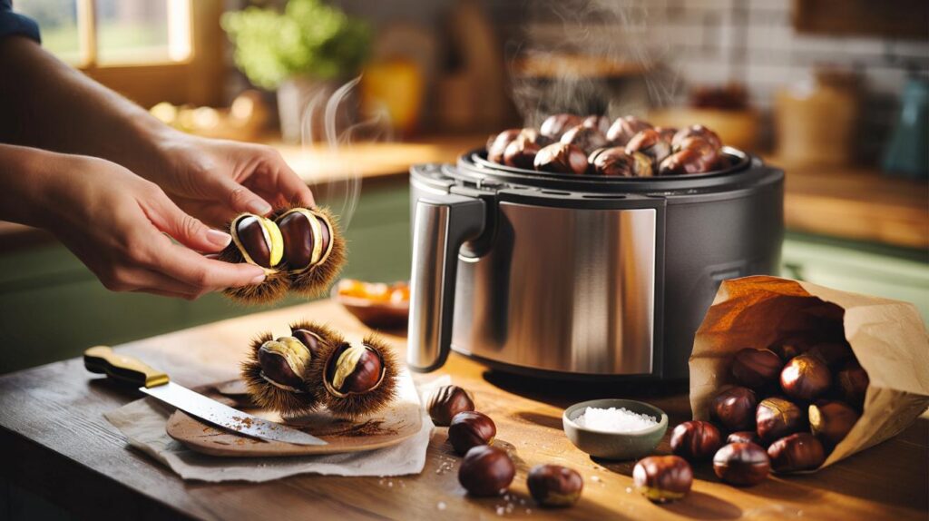 Chestnuts that peel themselves in 15 minutes at 200°C: could you get 500g of autumn joy for pennies?