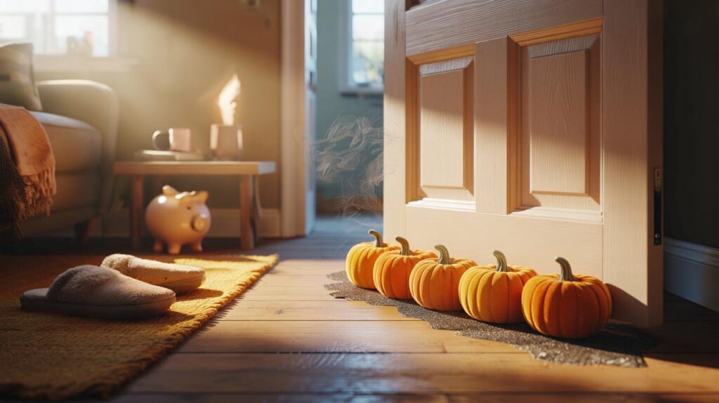 Cold creeping under your door? the £9.99 Home Bargains pumpkin stops draughts and trims bills by 15%