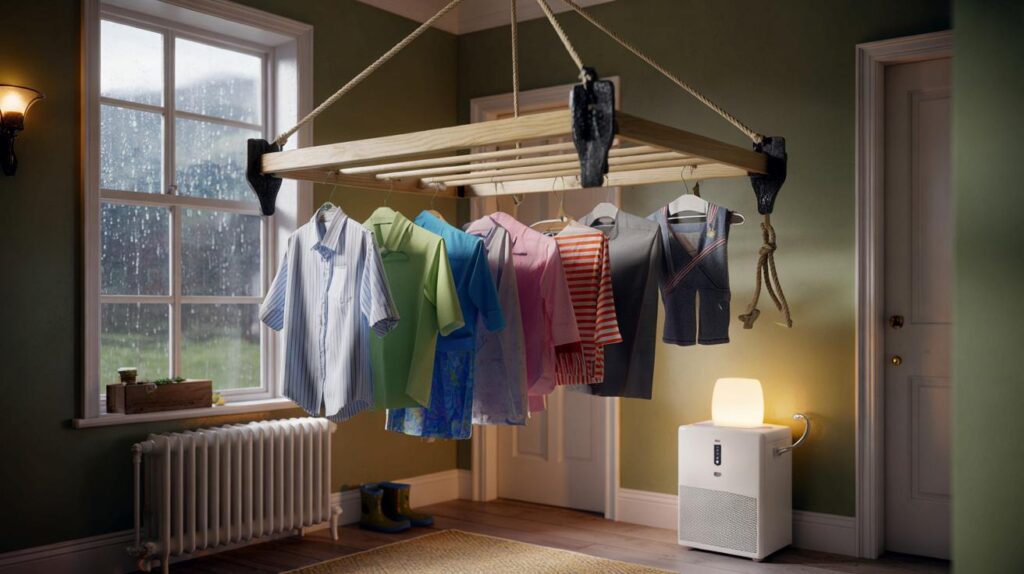 Could £114.99 save you £38 a month? The Range ‘ingenious’ ceiling airer dries laundry in 3 hours