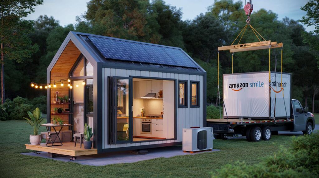 Could this be your next home as Amazon sells a $11k solar tiny house with 387–774 sq ft and bills