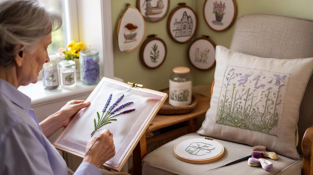 Creative cross-stitch ideas for seniors to craft charming home decor