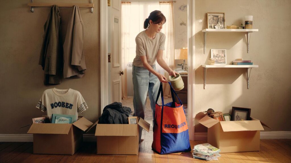 Decluttering tips for emotional wellbeing by letting go of items that hold you back from a lighter life