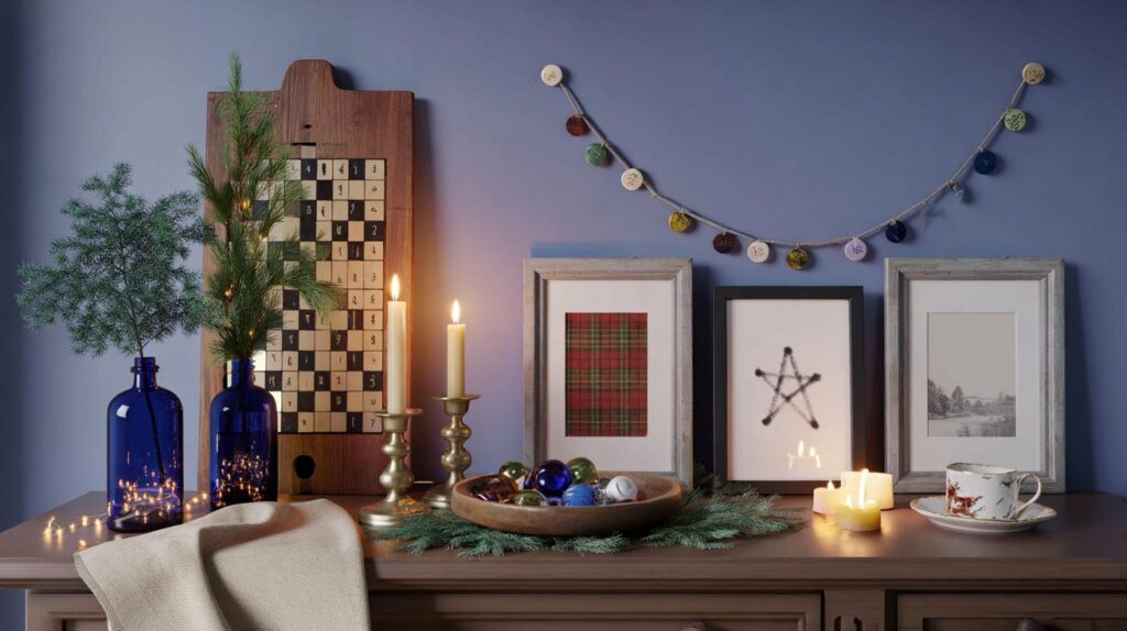 DIY home decor ideas for festive seasons using thrift finds and personal touches