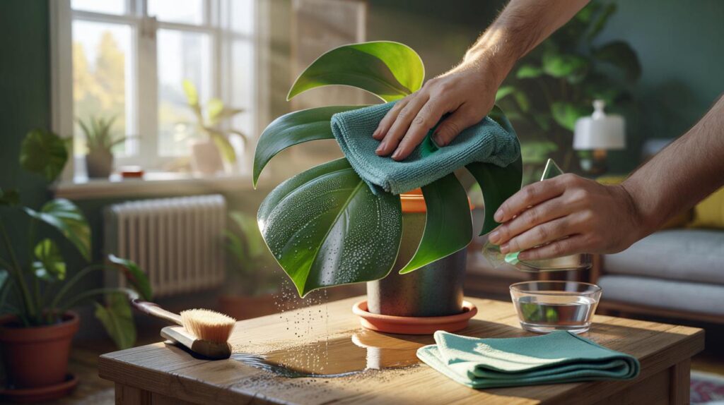Dusty leaves killing your houseplants? the 2-minute microfibre trick 7 in 10 Brits swear by