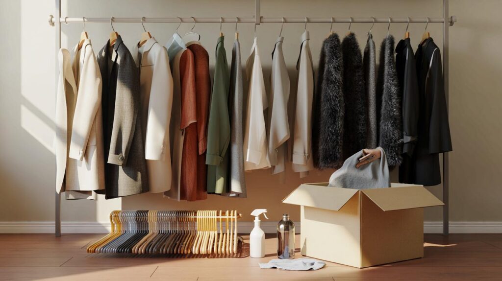 Easy steps to organise your wardrobe sustainably using second-hand hangers