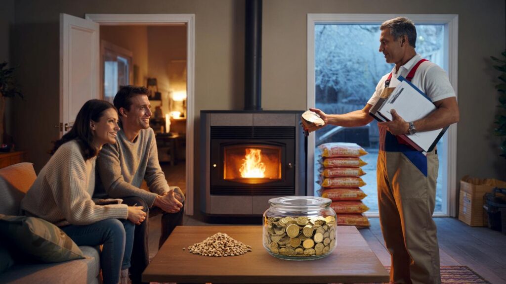 Families slash bills to €30–€50 as one couple pays €0 upfront for a pellet stove: could you too