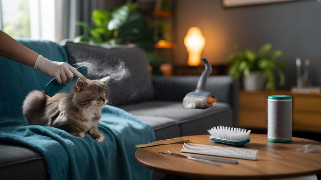 Fed up with cat hair on your sofa? 7-minute fix, £12 tools and one habit: are you in tonight