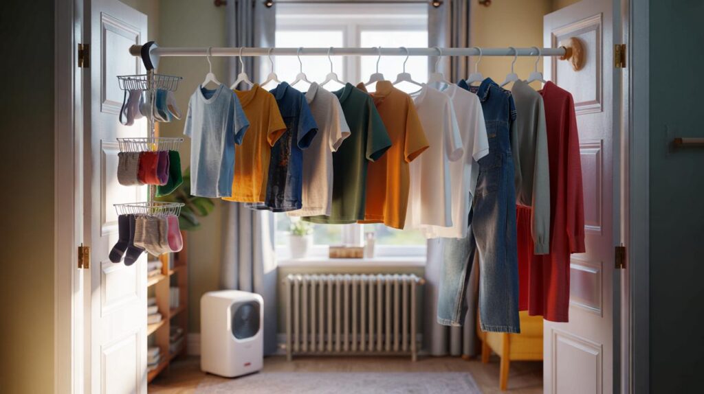 Fed up with damp laundry? the £0 Japanese ‘rainbow’ hanger trick dries clothes 35% faster indoors