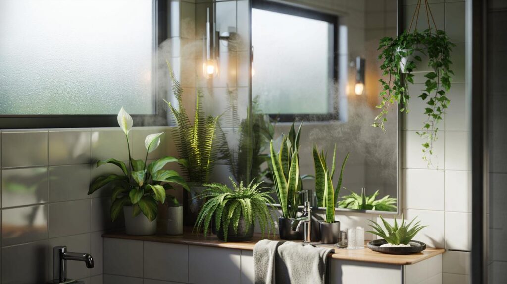 Fed up with steamed mirrors and damp smells? 7 bathroom plants save you 20 minutes a day, for £25