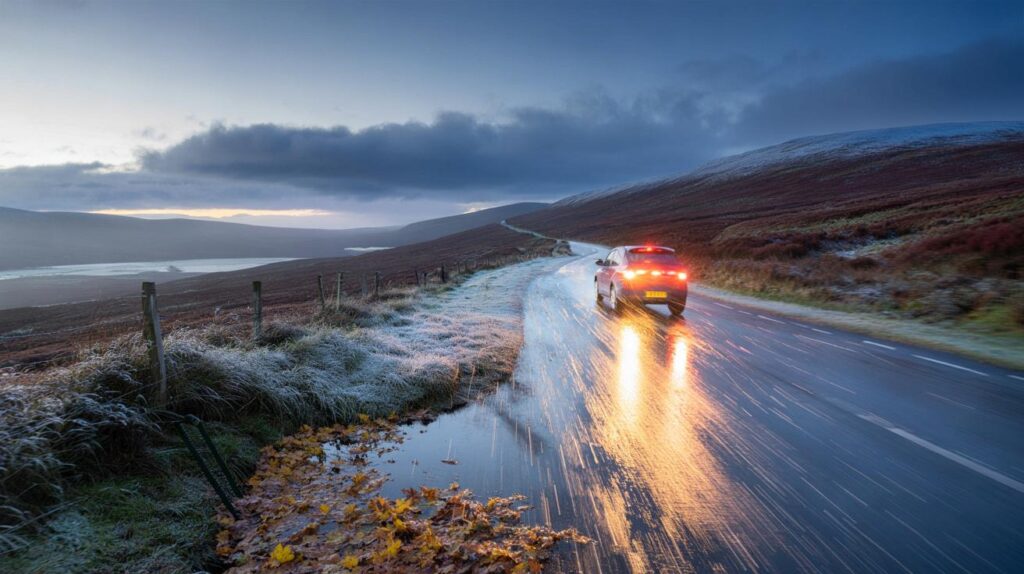 First autumn snow set to hit 4 counties within 48 hours: will you wake to 0C and roads on Sunday?