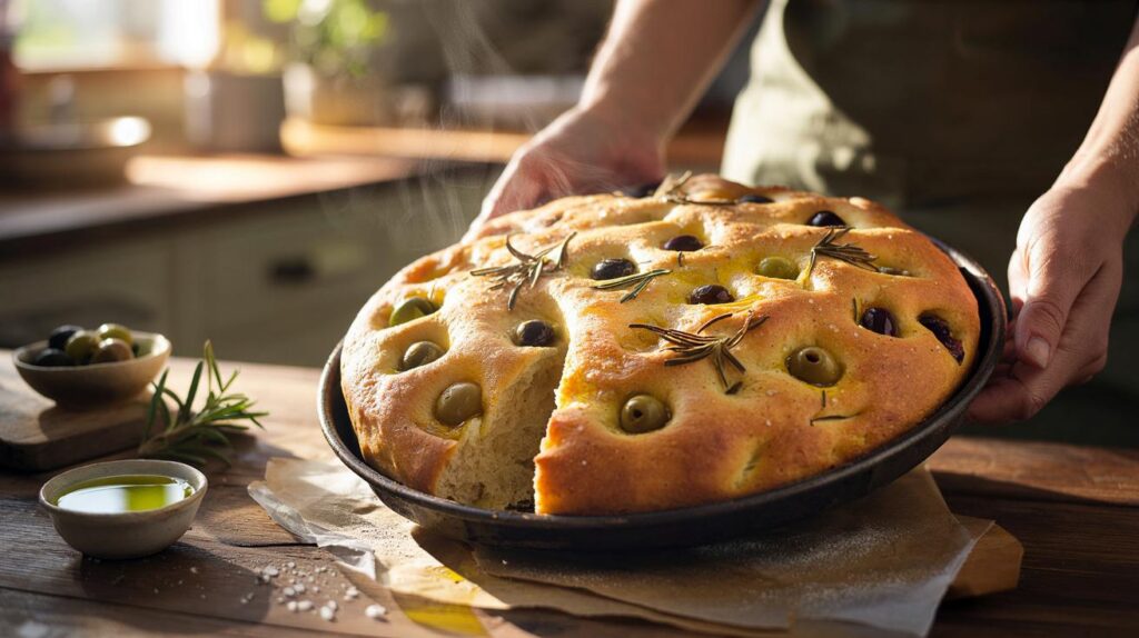 Focaccia at 220°C in 25 minutes: can you nail this 500 g, 320 ml olive and rosemary crowd-pleaser?